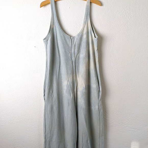 Wild Harvest Studios Blue Sleeveless Jumpsuit - Picture 1 of 10